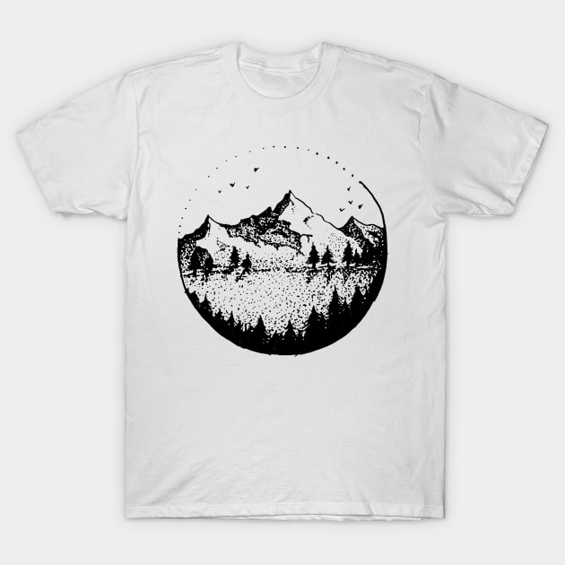 Lake view T-Shirt by Enami